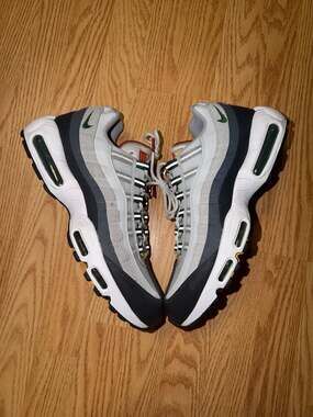 Nike Air Max 95 'Prep School' Pure Platinum Gorge Green DM0011-002